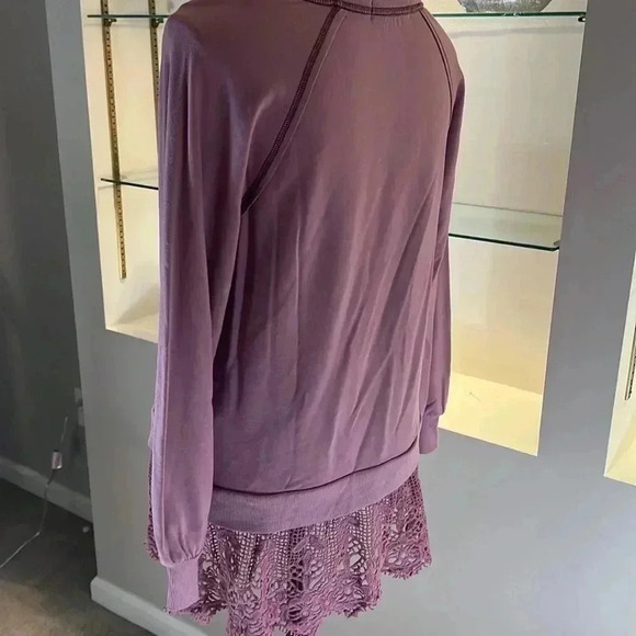 Rewind women's  blouse-tunic purple  size Medium - Picture 5 of 8